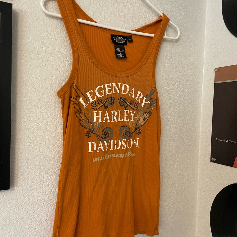Harley-Davidson Legendary Orange Tank Top